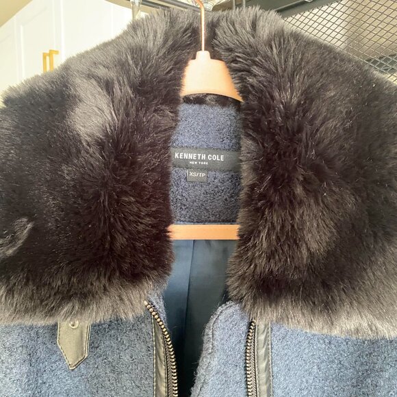 Kenneth Cole Women's Wool Coat - Picture 4 of 9